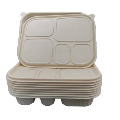 China Portable Multiple Grids Stored Lunch Box Bento Box For School Student Kids Children Dinnerware Food Storage Container for sale