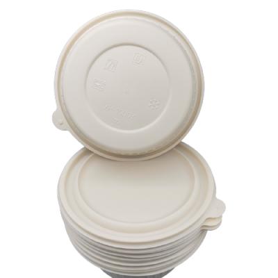 China Eco-friendly Steamable Cornstarch Packaging Box Tableware Food Containers Lunch Box for sale