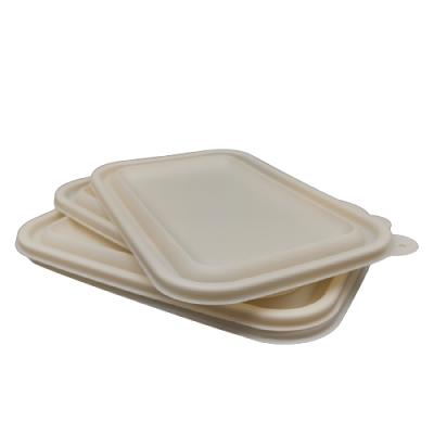 China Steamable 2021New Style Meal Boxes Cornstarch Dinnerware Takeout Packs for sale