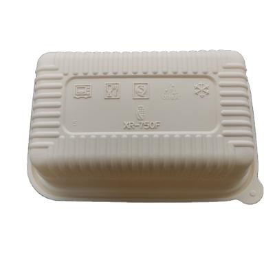 China 2021 CLASSICS wholesale cornstarch material food box for dinner environmental protection take away fast food packaging lunch boxes for sale