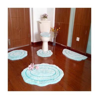 China Viable Wholesale High Quality Mats Of Toilet Sets 4 Pieces Of Toilet Set Mat Bath Mat Set for sale