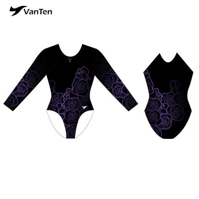 China Plus Size Gymnastics Uniforms Women Girl Ballet Dancewear Gymnastics Teen Dancer Tights for sale