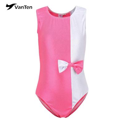 China High Quality Ballet Dancer Tights Gymnastics Girls Polyester Spandex Fabric Dance Training Tops Ballet Dancer Tights for sale