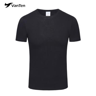 China OEM basic custom logo printing clothing anti-pilling cotton men's plain 100% blank t-shirt for sale