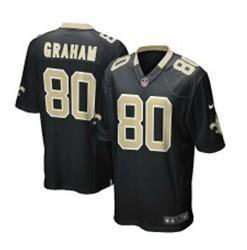 China Black NFL jersey New Orlean Saints 80#Jimmy Graham NFL jersey NFL jersey for sale