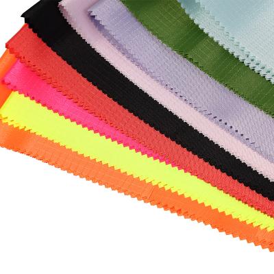 China 100% Polyester Waterproof 210D 0.4 Grid PVC Coated Oxford Fabric For Bag Clothes for sale