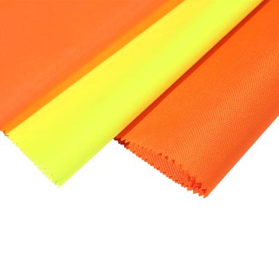 China fluorescent color/neon color 100% polyester 300D mini matt oxford fabric with PU /PU milky coated for uniform/workwear for sale