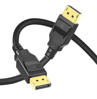 China COMPUTER OEM ODM 32.4Gbps 8K 144Hz Displayport Cable to Display Displayport 1.4 Adapter 6 Cable Left Feet for 144Hz for sale