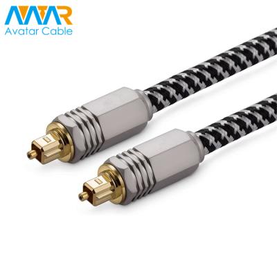 China COMPUTER Digital Optical Audio Cable Male to Male Digital Fiber Optic Cable with Gold Plated Connector for Home Theater Sound Bar Vd/cdplayer for sale