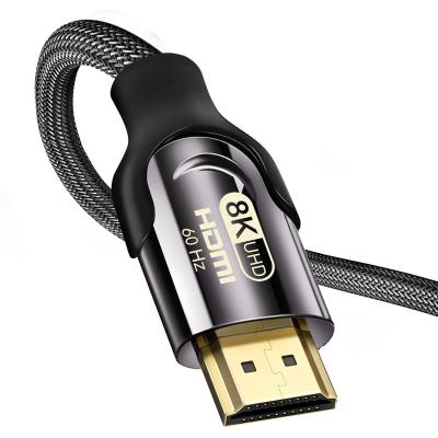 China High Quality Gold Plated HDMI 2.1 8k Cable 8k HD AOC 48Gbps 1m 1.5m 2m 3m Camera HDMI 2.1 Cable For Display Projector for sale