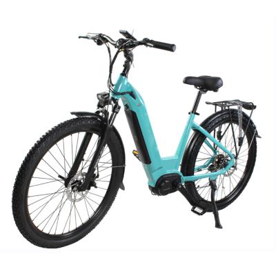 China Aluminum alloy EN15194 approval frame mounted beach cruiser long range motor bafang m400 torque sensor mid drive electric ebike for sale