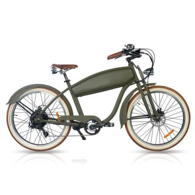 China Retro vintage electric harley electric bomber drop shipping bafang 36v 250w rear drive motor bicycle bicycle for sale