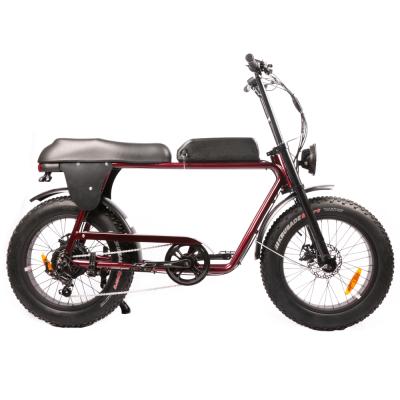 China 2020 OUKA Aluminum Alloy - Ebike E 73 Two Seat 2 Seater Super Fat Tire Vintage Electric Bicycle Electric Car for sale