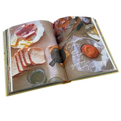 China paper & High Quality Printing of Cook Book Hardcover Cardboard Book for sale