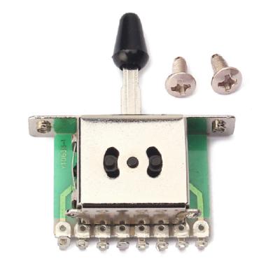 China Electric Guitar Effector 5 Way Selector Guitar Pickup Switch for sale