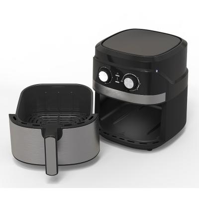 China Professional 5.5L Hotel Machine Square Air Fryer Freidora De Aire Oil Free For Home Appliances Air Fryer for sale