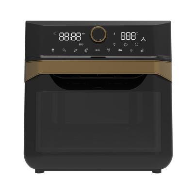 China Hotel 15L Chicken Without Oil Toaster Oven Machine Electric Deep Airfryers Air Fryer Stainless Steel for sale