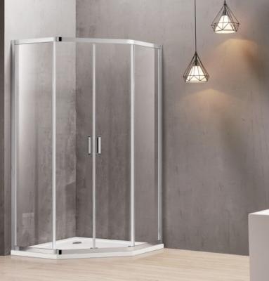 China Good Quality Zn-alloy Modern Diamond Shower Enclosure Sliding Room Handle for sale