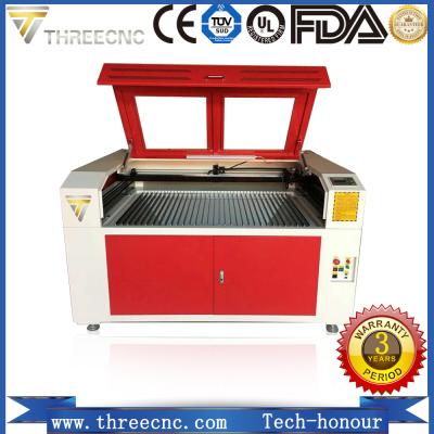 China Profession laser manufacturer laser wood engraving machine price TL6090-80W. THREECNC for sale