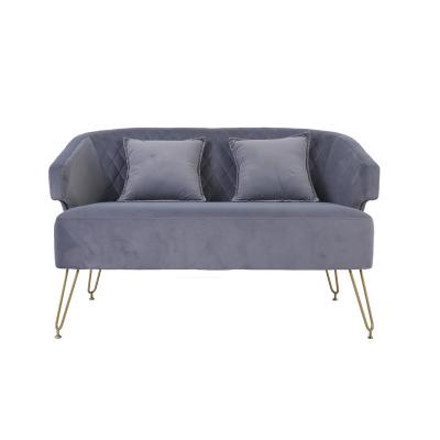 China Other Hotel Dining Living Room Sofa Metal Frame Velvet Living Room Home Sofa for sale