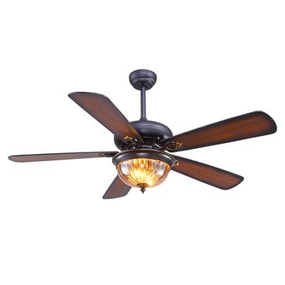 China Tradictional Style Convenient Classic Decorative Lamp Lighting 5 Blades Electric Ceiling Fan With Light for sale