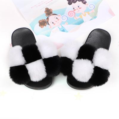 China Massage Factory Sales Winter Warm Slippers For Children Kids Room Slippers for sale