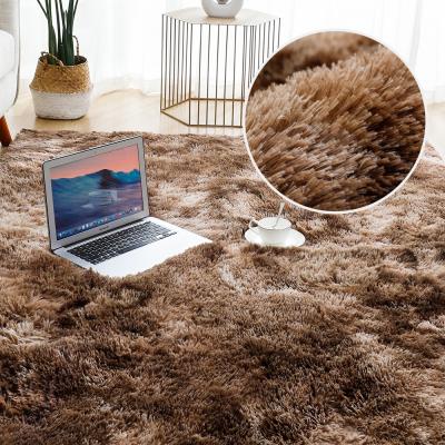 China Factory Customized Warm Center Blankets Non Slip Luxury Shaggy Plush Living Room Carpet for sale