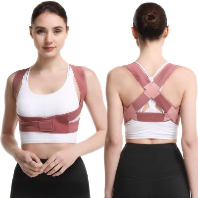 China Breathable Invisible Adjustable Elastic Back Support Belt Posture Corrector Adjustable Elasticity for Men and Women for sale