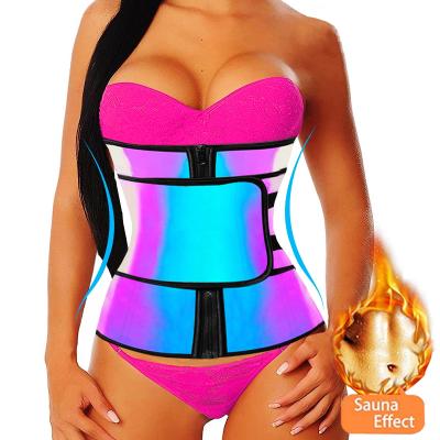 China Compression Belt Neoprene Workout Belly Band Adjustable Slim Control Sweat Belt Cincher Women Waist Trainer 2021 New For Weight Loss for sale