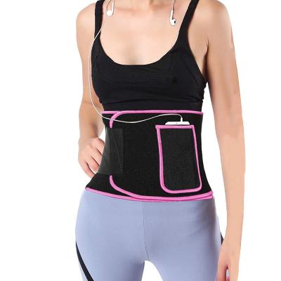 China Wholesale Sweater Belt Durable Belt Sauna Band Exercise Belt Waist Trimmer Trainer With Phone Pocket for sale