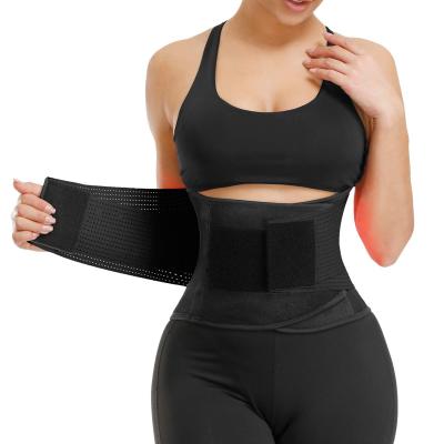 China High Quality Durable Belt Neoprene Fabric Slimming Sweat Band Belly Workout Belt Waist Trainer Stomach Belt Waist Trimmer for sale