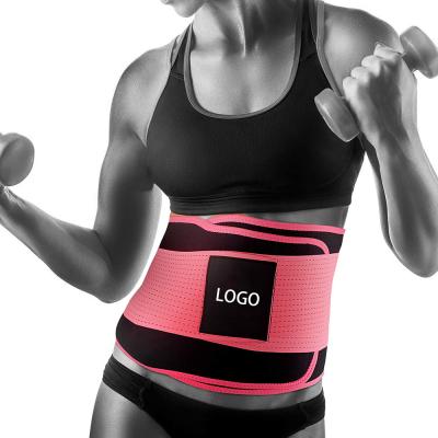 China 2021 New Durable Belt Stomach Wrap Weight Loss Waist Sauna Sweat Ab Belt Waist Trimmer With Adjustable Velcro Straps for sale