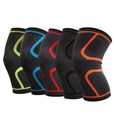 China High Quality Elastic Exercise Knee Pain Relief Compression Knee Sleeve Knee Support Brace For Running, Jogging, Sports, Arthritis for sale