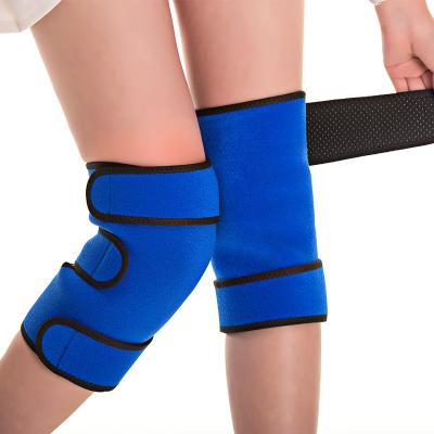 China Adjustable Tourmaline Self Heating Knee Wrap Therapy Knee Arthritis Brace Support Belt Adjustable Far Infrared Magnetic Belt for sale