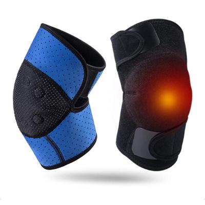 China New Adjustable Magnetic Arthritis Pain Relief Tourmaline Self Heating Knee Pads Therapy Knee Wrap Brace Knee Support for sale