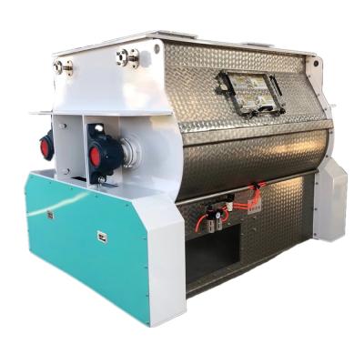 China Factory Hot Selling Double Shaft Twin Animal Feed Mixer Machine For Animal Feed Mill for sale