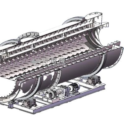 China Chemicals Processing High Quality Industrial Rotary Drum Dryer For Wood Sawdust Waste Wood Charcoal Sand for sale