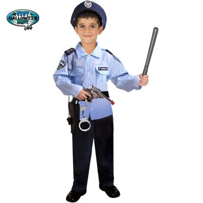 China Polyester Police Catches Halloween Costume Policeman Equipment Props Uniform Suit For Boys for sale