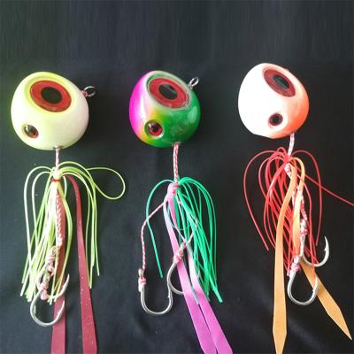 China FUNADAIKO 60g 80g 100g 120g 150g 200g Rubber Lead Rope Sea Fishing Baits Kabura Slider Baits Madai Jigs Sinker Lead Bait for sale