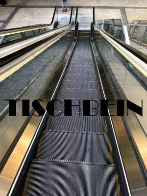 China VVVF Commercial Shopping Mall Rolltreppen 0,5 m / s Indoor Outdoor mit 1000 mm Schrittweite und Notstopp zu verkaufen