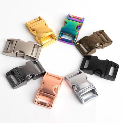 China High Quality Metal Quick Release Buckle For Bag Customize Design Logo Belt Release Buckles Luggage Case Accessories Alloy Buckle for sale