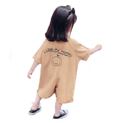 China Girls and Boys Summer Kids Rompers Casual One Piece Jumpsuit for sale