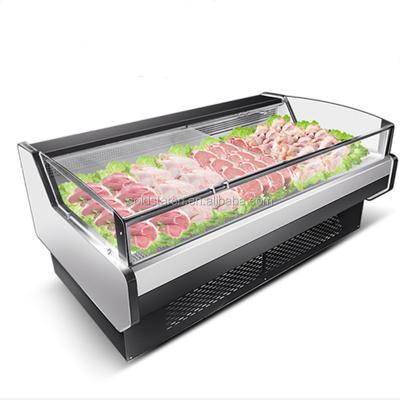 China Commercial Single-temperature Fresh Meat Display Refrigerator Butcher Counter Fridge for sale