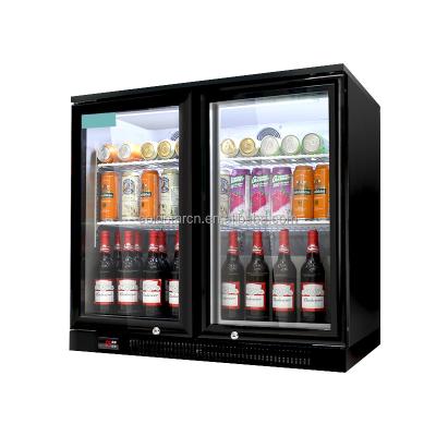 China Hot Sale OEM 205 Liter Display Refrigerator Single-temperature Beer Cooler With EMC for sale