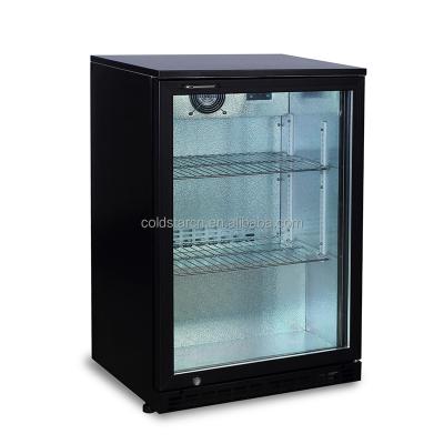 China 150L Single-temperature Glass Door Fan Cooling Under Back Bar Fridge Counter Cooler for sale