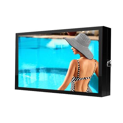 China Outdoor 18-98 Inch Touch Panel IP65 Wall Mounted Outdoor Advertising Icd Show Digital Signage And Displays Advertising Player Kiosk for sale