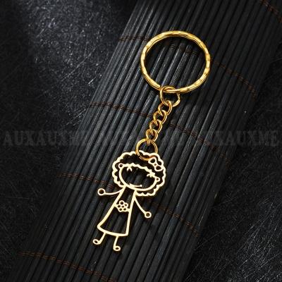 China 2022 Fashionable Custom Key Chain Name Birth Weight Keychain Lovely Baby Boy Girls For Newborn Commemorate New Mom Dad Gift Keychain for sale