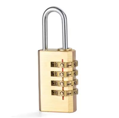 China Copper Digits Password Padlock Combination For Luggage Bag 50mm for sale