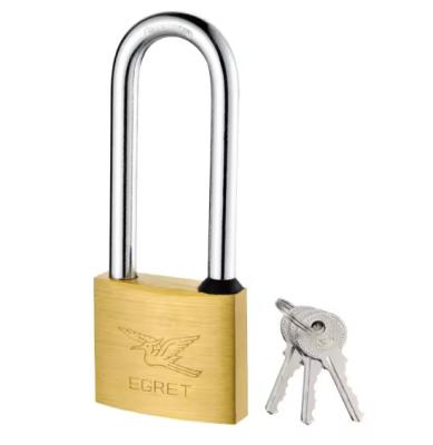 China Retractable Long Hasp Padlock Combination Long Shank Padlocks Keyed Alike for sale