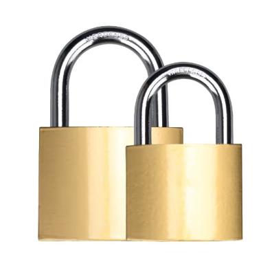 China Rectangular Brass Padlock Keyed Alike 50mm ISO9001 Certificated for sale